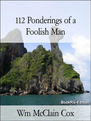 cover image of 112 Ponderings of a Foolish Man